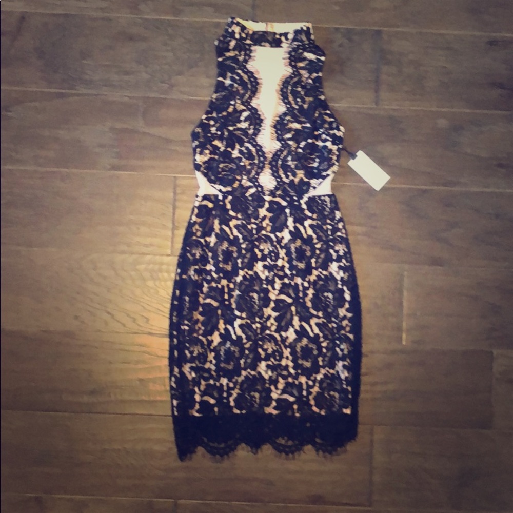 Black lace ASTR dress